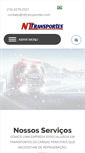 Mobile Screenshot of nttransportes.com